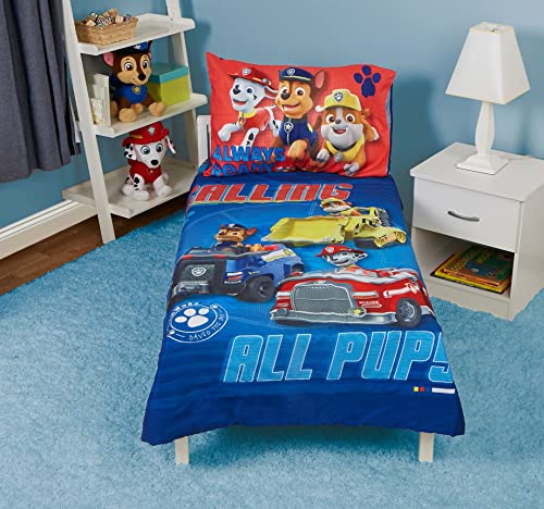 Paw Patrol Calling All Pups Toddler Bedding Set - 4-Piece Paw Patrol Calling All Pups Toddler Bedding Set - 4-Piece
